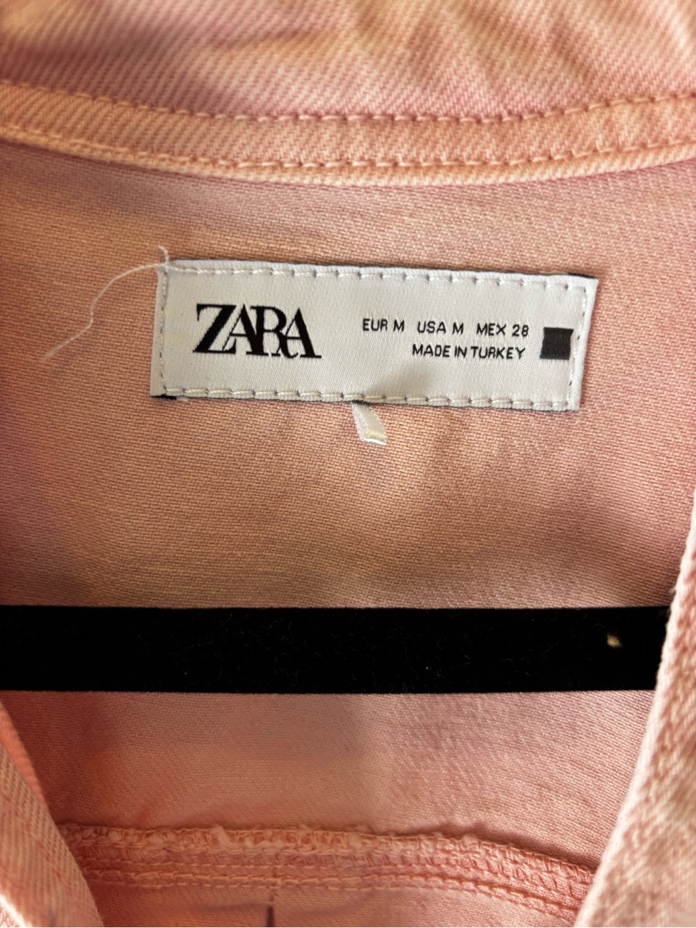 Zara Pink Denim Shorts Skort Set - Picture 5 of 6